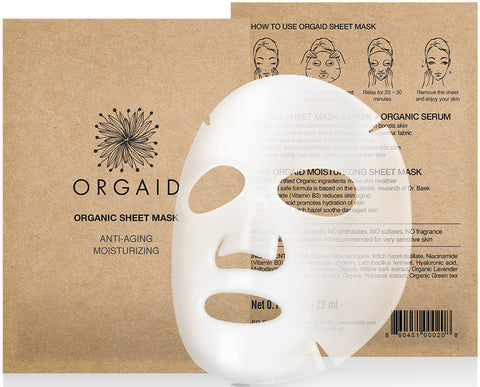 Orgaid Anti-Aging and Moisturizing Organic Sheet Mask